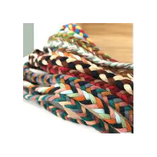Braided ropes with custom colors